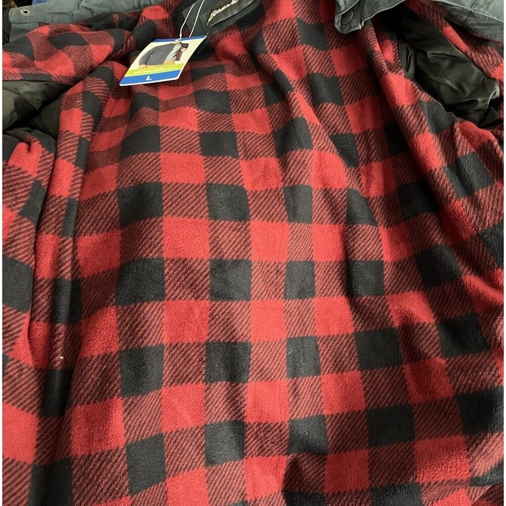New! Eddie Bauer Men’s L Fleece Lined Shirt Jacket Shacket - Picture 12 of 12